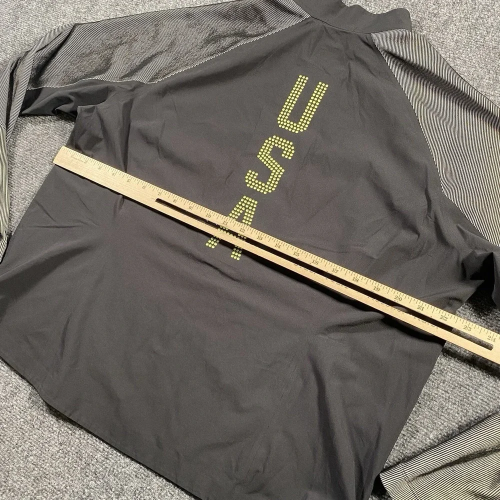 Nike Team USA Track & Field Podium Jacket Womens Size XL 2016 Running Reflective - Picture 9 of 10